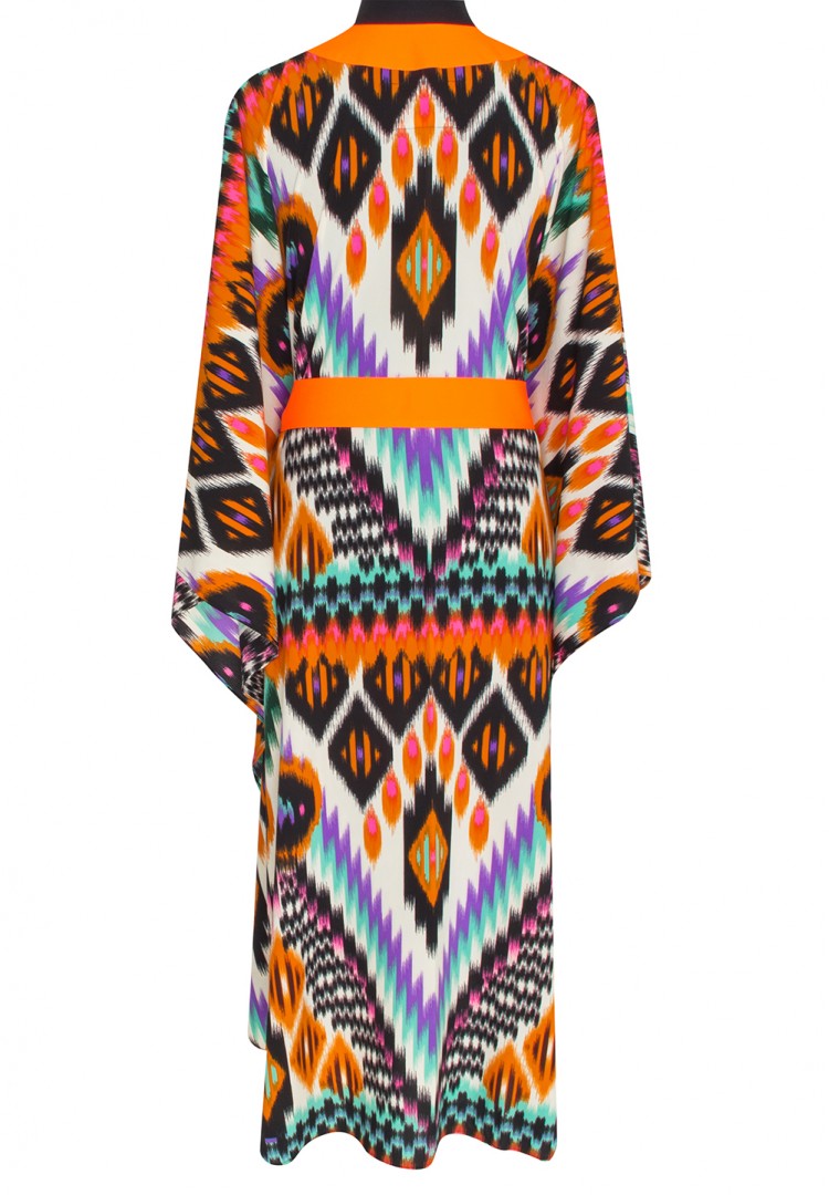 Tribal – Orange Apache Kimono (Neon Orange)