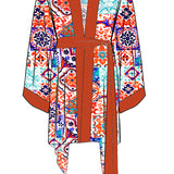 Siciliana - Carmella Kimono (Red)