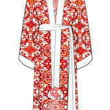 Siciliana - Rosa Kimono (Off-White)