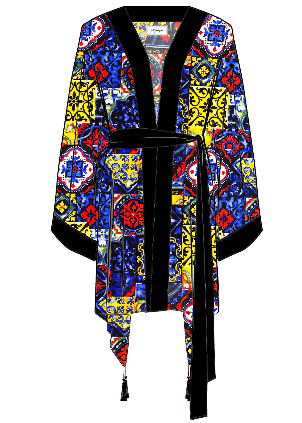 Siciliana - Valentina Kimono (Black)