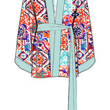 Siciliana - Carmella Kimono (Pastel Green)