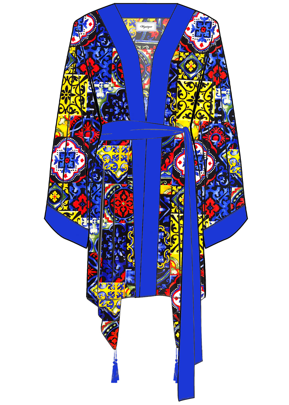 Siciliana - Valentina Kimono (Royal Blue)