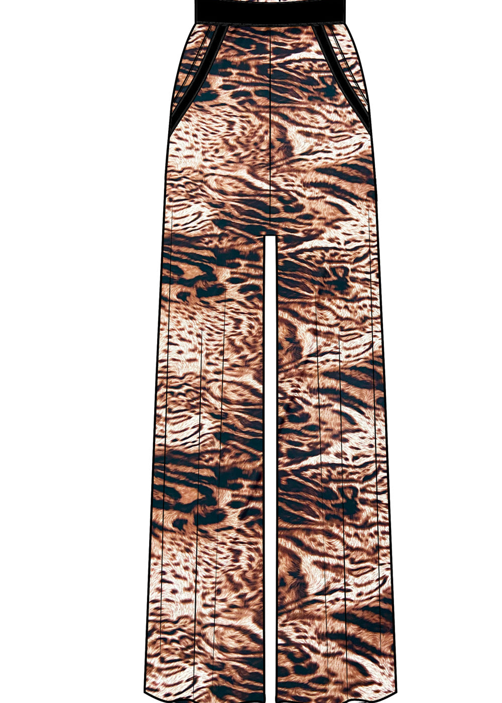 Safari - African Cat Pants (Black)