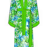 Euphoria – Paradise Palm Kimono (Neon Green)