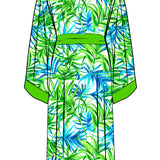 Euphoria – Paradise Palm Kimono (Neon Green)