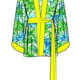 Euphoria – Paradise Palm Kimono (Neon Yellow)