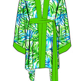 Euphoria – Paradise Palm Kimono (Neon Green)