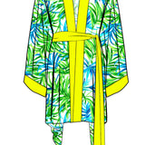 Euphoria – Paradise Palm Kimono (Neon Yellow)