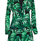 Jungle - Monstera Black / Green Blazer (Black)