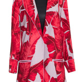 Jungle - Red / Grey Palm Blazer (Grey)