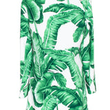 Jungle - Green Palm Blazer (Off-White)