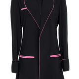 Monochrome - Black Blazer (Neon Pink)