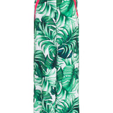 Jungle - Monstera White / Green Pants (Neon Coral)