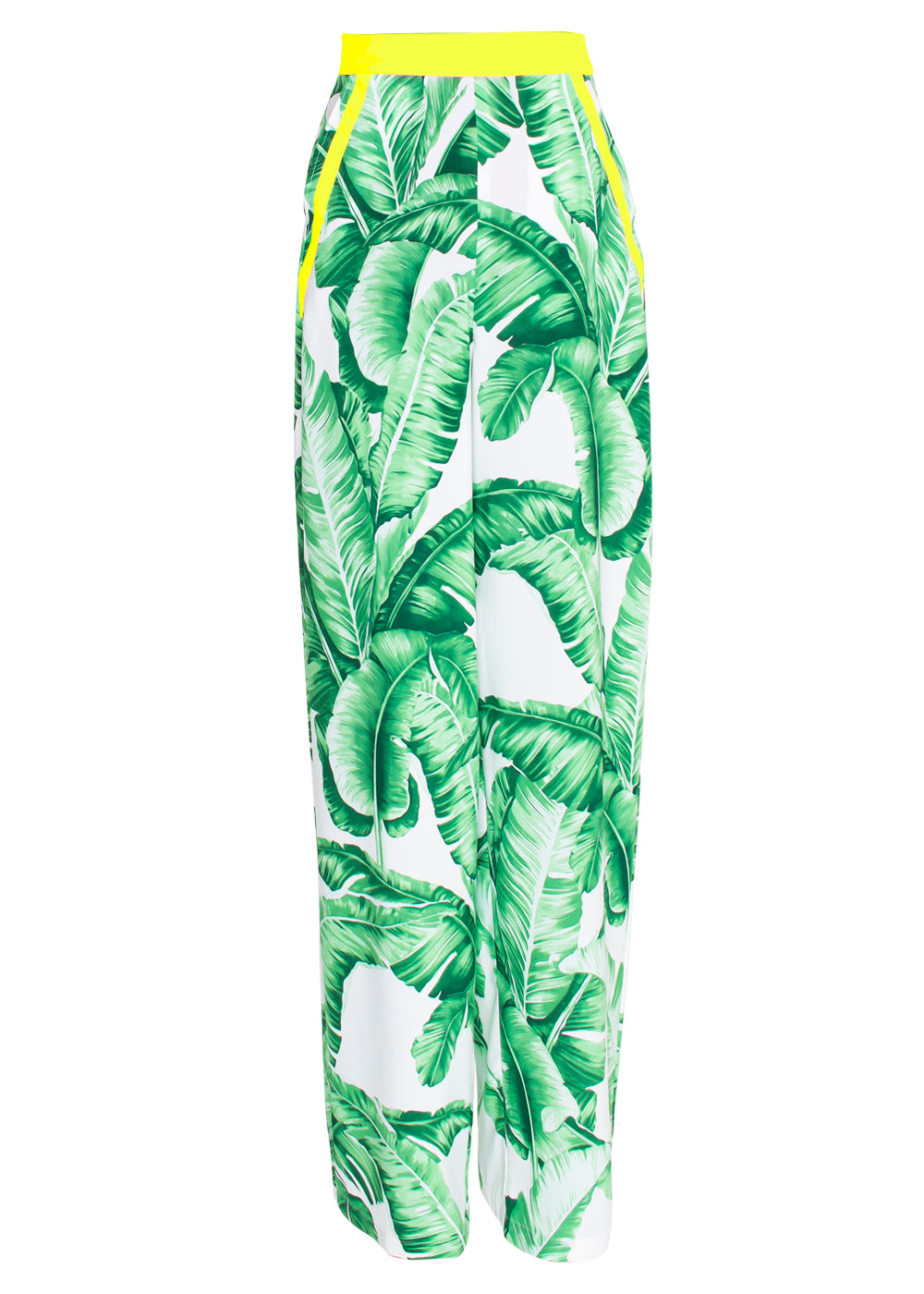 Jungle - Green Palm Pants (Neon Yellow)