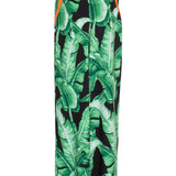 Jungle - Black Palm Pants (Neon Orange)