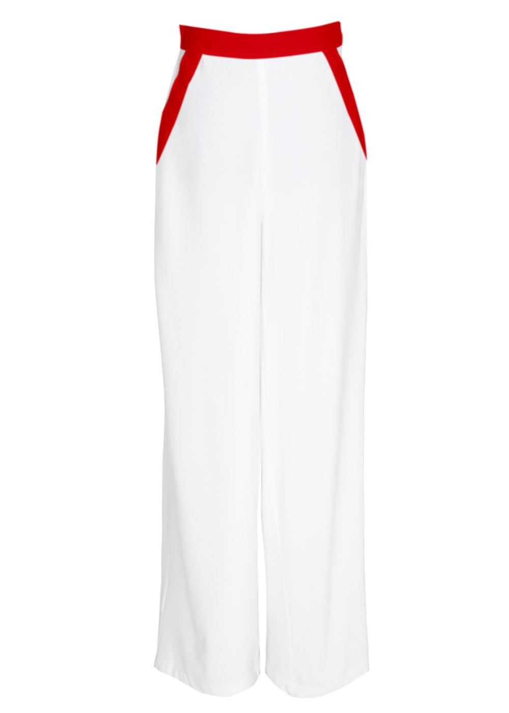 Monochrome - White Pants (Red)