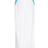 Monochrome - White Pants (Turquoise)