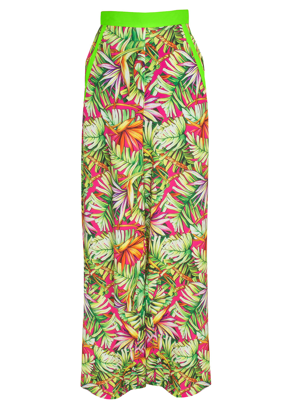 Tropics - Jungle Paradise Pants (Neon Green)