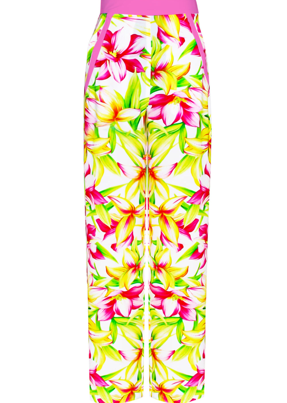 Euphoria - Floral Love Pants (Neon Pink)