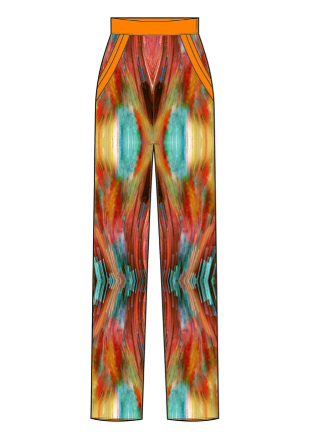 Cruise - Serendipity Pants (Neon Orange)