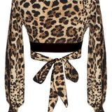 Safari - Cheetah Crop Top (Black)