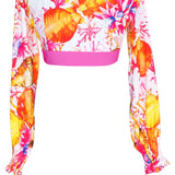 Euphoria - Magic Reef Crop Top (Neon Pink)