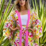 Euphoria – Floral Love Kimono (Neon Pink)