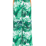 Jungle - Monstera White / Green Pants (Neon Orange)