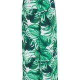 Jungle - Monstera White / Green Pants (Neon Orange)