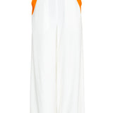 Monochrome - White Pants (Neon Orange)