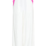 Monochrome - White Pants (Neon Pink)