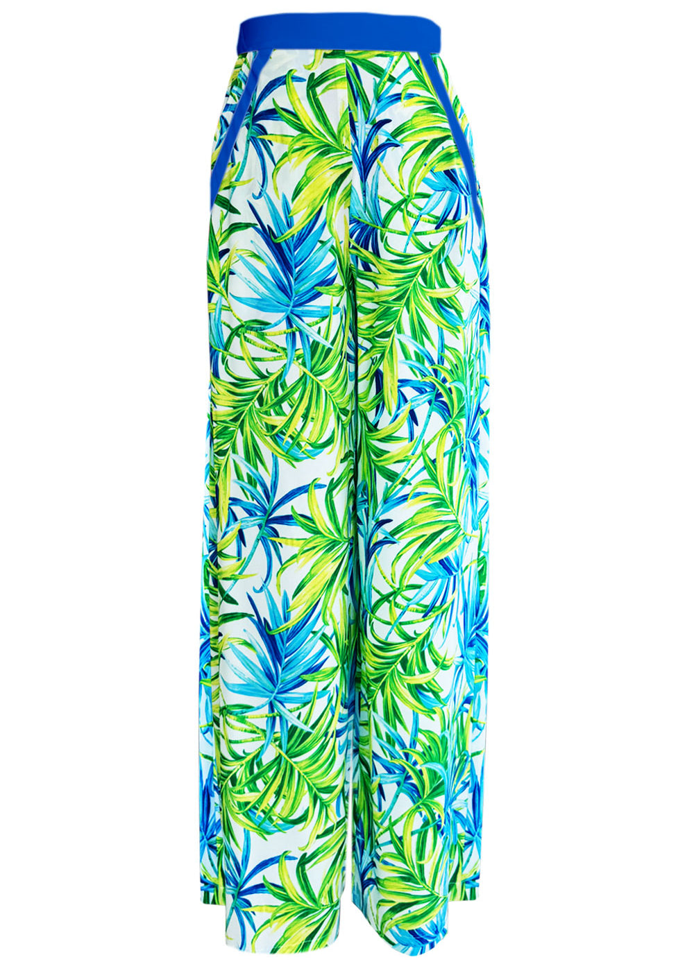 Euphoria - Paradise Palm Pants (Royal Blue)