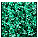 Jungle – Monstera Black / Green Scarf (Black)