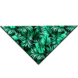 Jungle – Monstera Black / Green Scarf (Black)