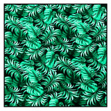 Jungle – Monstera Black / Green Scarf (Black)