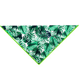 Jungle – Monstera White / Green Scarf (Neon Green)