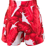 Jungle – Red / Grey Palm Havana Shorts