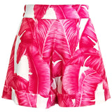 Jungle - Pink Palm Havana Shorts