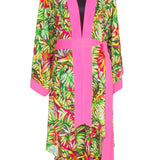 Tropics - Jungle Paradise Kimono (Neon Pink)