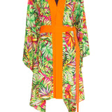 Tropics - Jungle Paradise Kimono (Neon Orange)