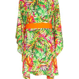 Tropics - Jungle Paradise Kimono (Neon Orange)