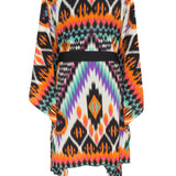 Tribal – Orange Apache Kimono (Black)