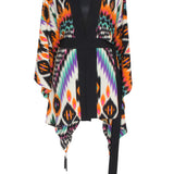 Tribal – Orange Apache Kimono (Black)