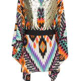 Tribal – Orange Apache Kimono Wings (Black)