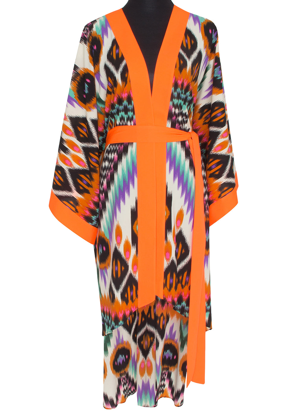 Tribal – Orange Apache Kimono (Neon Orange)