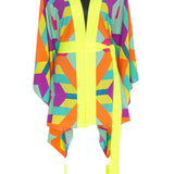 Tribal - Colorful Mayan Kimono (Neon Yellow)