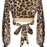 Safari - Cheetah Crop Top (Beige)