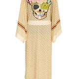 Desert - Sand Kimono Skull (Beige)