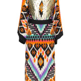 Tribal – Orange Apache Kimono Wings (Black)