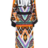 Tribal – Orange Apache Kimono Love (Black)